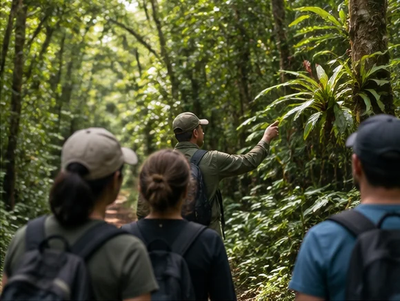 Caminata guiada por la selva